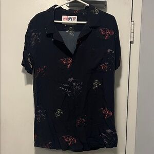 Mossimo Supply Co. Men's Black Casual Button Down Shirt